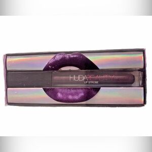 Huda Beauty Lip Strobe - Moody - NIB -‎ Strobing Metallic Lip Gloss - Purple